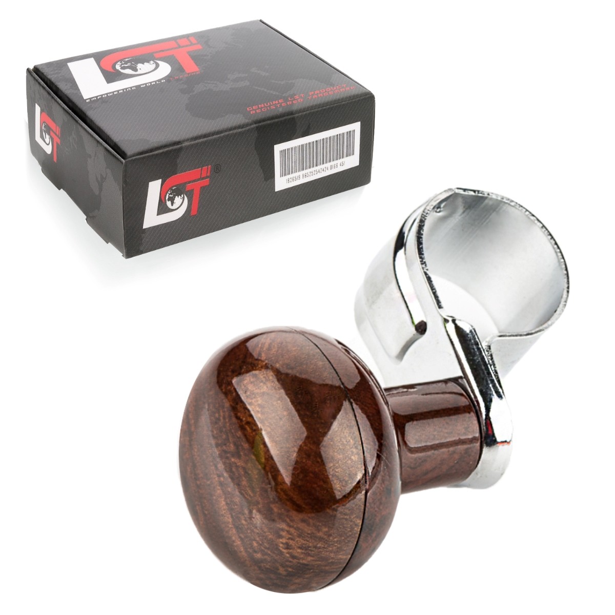 Steering Aid Control Knob Steering Wheel 360° Wood Look for SUBARU