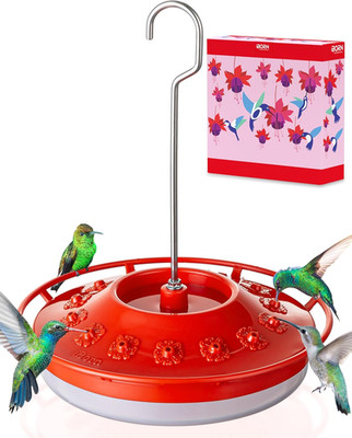 Hummingbird Feeders for Outdoors Hanging,Bee Proof Hummingbird Feeder with 14...