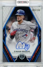2021 Topps Tribute Cavan Biggio Tribute Autograph Blue 150 /3