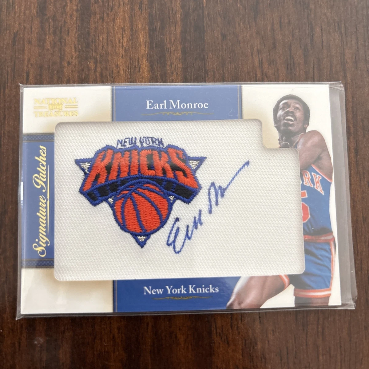 Panini Earl Monroe Basketball Autographed Sports Trading Cards 