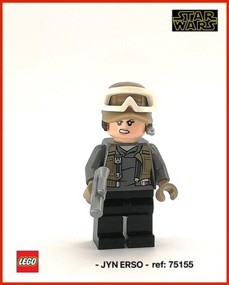 LEGO STAR WARS REBEL JYN ERSO Mini Figure (Set 75155 Rebel U-Wing Fighter) 2016