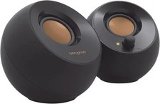 Creative Labs Pebble USB 2.0 Desktop Speakers - Black Brand New