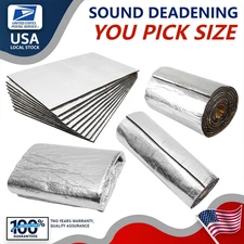 Roller tool+ 10mm Sound Deadener Car Insulation Heat Shield Dampening Mat