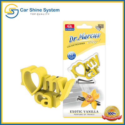 Clip Vent Air Freshener Car  Stick I Love My Car Exotic Vanilla Dr.Marcus 