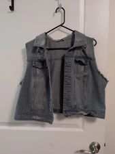 highway jeans denim vest