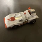 Vintage 1977 Hot Wheels Hot Ones Science Friction Space Cop Gold White Police HK
