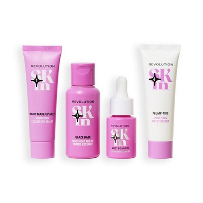 Hautpflege-Set 4-teilig Vegan - Revolution Skin Go Gentle, sanft, Modell-Nr