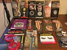 Halloween Makeup Lot 15 Pieces Costume Accessories Spirit, Woochie, Scars, Blood