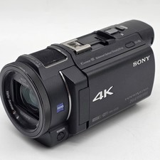 Sony Handycam FDR-AX33 4k UHD Camcorder - Black - FOR PARTS/REPAIR
