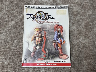 Threads of Fate Official Strategy Guide by Bradygames GOOD CONDITION!
