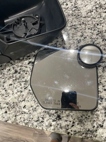 2007-2017 Jeep Patriot Passenger Side View Mirror Moulded In Black Manual