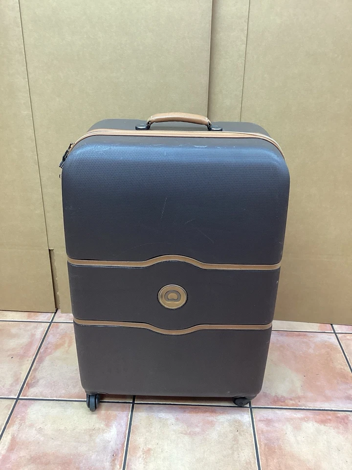 Delsey Paris Chatelet 28” Hardside Spinner Suitcase Luggage , Chocolate Brown - Image 2 of 4