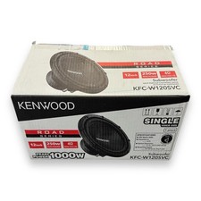 Kenwood KFC-W120SVC 12” 4-Ohm SVC Subwoofer 250W RMS Road Series, UNTESTED,AS-IS