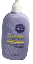 Pro Silk Body Creamy Cashmere 12oz Body Lotion W 24HR Moisturizing-NEW-