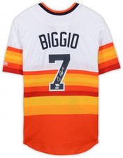 Framed Craig Biggio Houston Astros Autographed Rainbow Replica Jersey