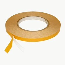 JVCC Double-Sided White PVC Tape [Aggressive] (DC-WPVC98): 3/8 in. x 36 yds. (Wh
