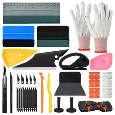 Pro Window Tint Installation Kit Vinyl Wrap Tool Vehicle Squeegee Film Car