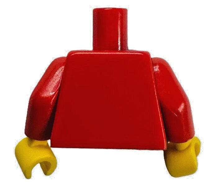 LEGO Armada Imperial Capitán Minifigura Torso Rojo Plata Collar Piratas 6280 MF Foto 2 de 3