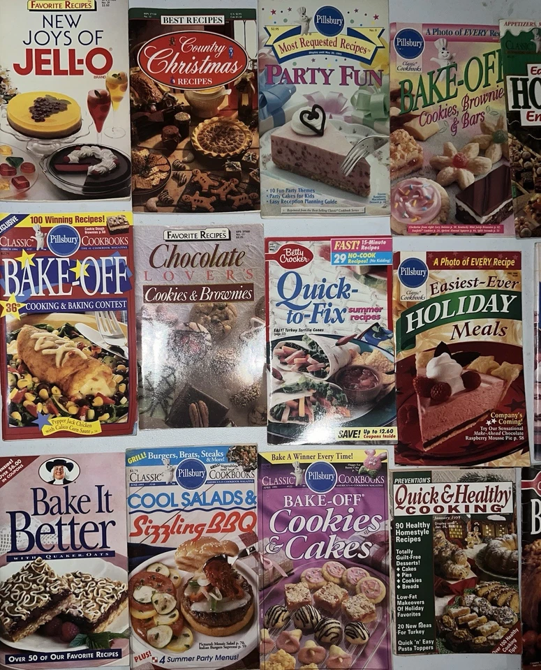 Lot Of 30 Pillsbury Classic Cookbooks Booklets Magazines 80s Betty Crocker - Image 2 of 4