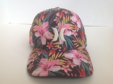 HURLEY Youth Girls Baseball Cap Hat TROPICAL Adjustable Strap CLEAN VGC