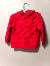 Champion Children's Red And Black Hoodie. Size 3T
