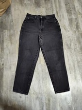 Vtg 90  s PS Gitano Mom Jeans Black 16 Regular Tapered High Waisted Relaxed Fit