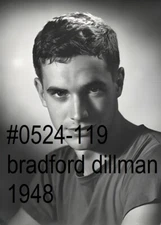 VINTAGE MALE PORTRAIT #0524-119 -bradford dillman  -free shipping in usa
