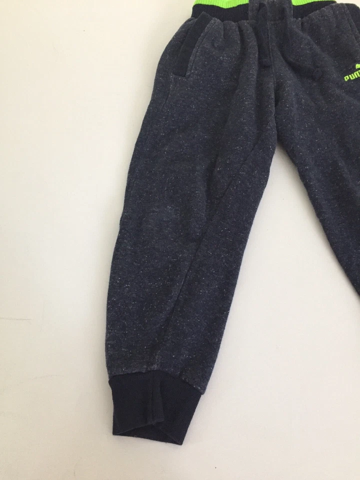 Pantalones de pijama Puma para niños S (7/8) ropa de salón azul moteado blanco 21" pulgadas Foto 2 de 4