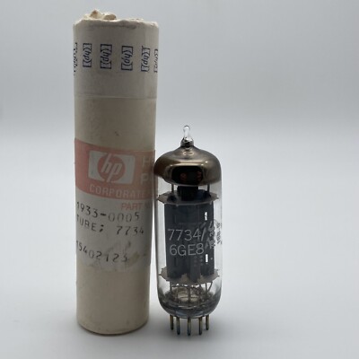 Hp 7734 = 6GE8 Röhre NOS in OVP Vakuum Tube Hewlett Packard