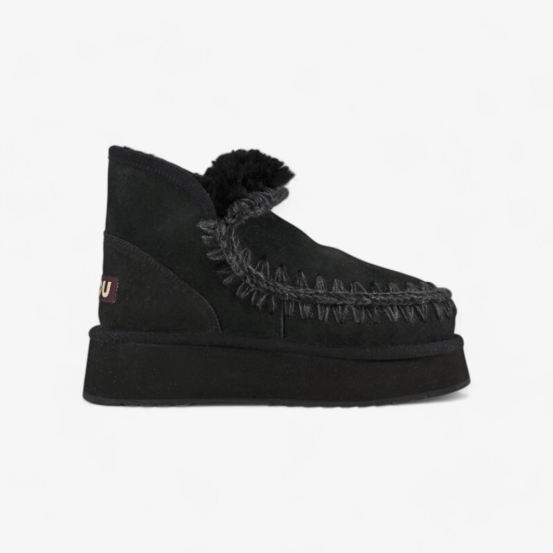 Mini Anorak Plataforma Bota MOU FW681000A Black AI24