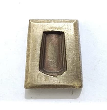 Vintage Bronze Jewelry Die Mold/Mould India Hand Engraved For Jewellery Making