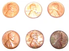 LOT OF 6 WHEAT PENNIES, 36P, 41P, 42P, 46S, 56D , 58D, & FREE SHIPPING US ONLY!!