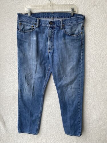 Polo Ralph Lauren Jeans Men's 35x32 Blue Medium Wash Straight Leg Classic 867 - Afbeelding 1 van 10