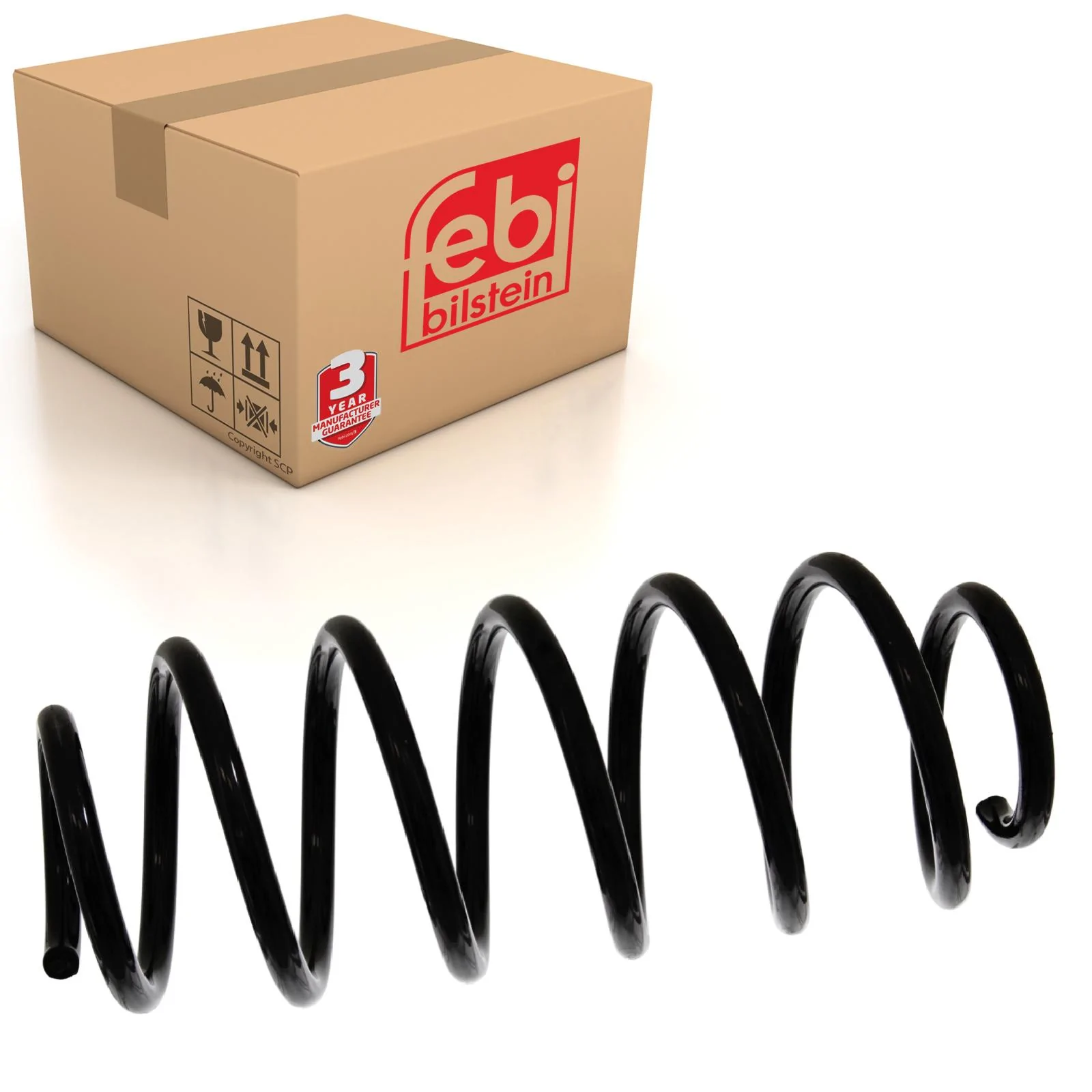 Febi 46826 Rear Suspension Spring Fits Citroën Peugeot Toyota 107 Aygo - Image 8