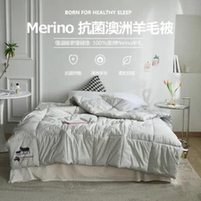 100% Australian wool quilt thickened core warm light luxury gift winter quilt