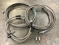 Complete Stainless Rear Brake Line Replacement Kit For 94-97 Honda Accord Wdisc