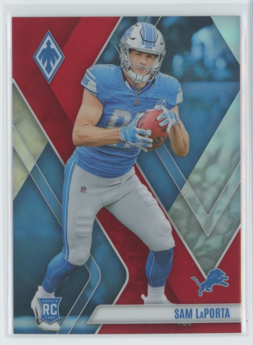 2023 Panini Phoenix Football Rookie Red Sam LaPorta 212/250 #115