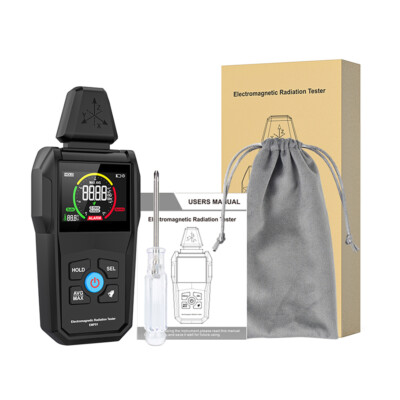 Digital EMF Meter Temperature/Electric Field / Magnetic Field Radiation Detector