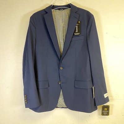 Haggar Slim Fit Stretch Style Premium Suit Jacket Size 42 Long