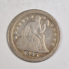 1845-O  SEATED LIBERTY DIME ~ NICE PROBLEM-FREE FINE/VF!