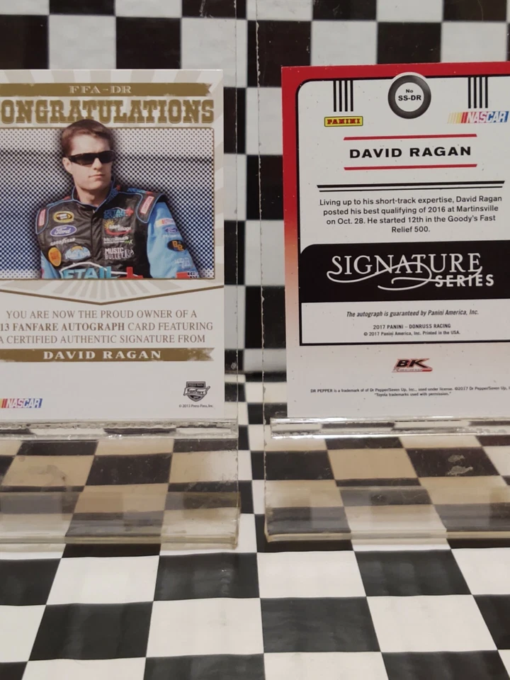NASCAR Donruss David Ragan Signature Series Autograph Card #SS-DR - Image 4 of 4