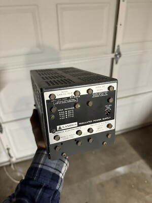LAMBDA LXS-CC-15-R REGULATED DC POWER SUPPLY TESTED **WORKING**