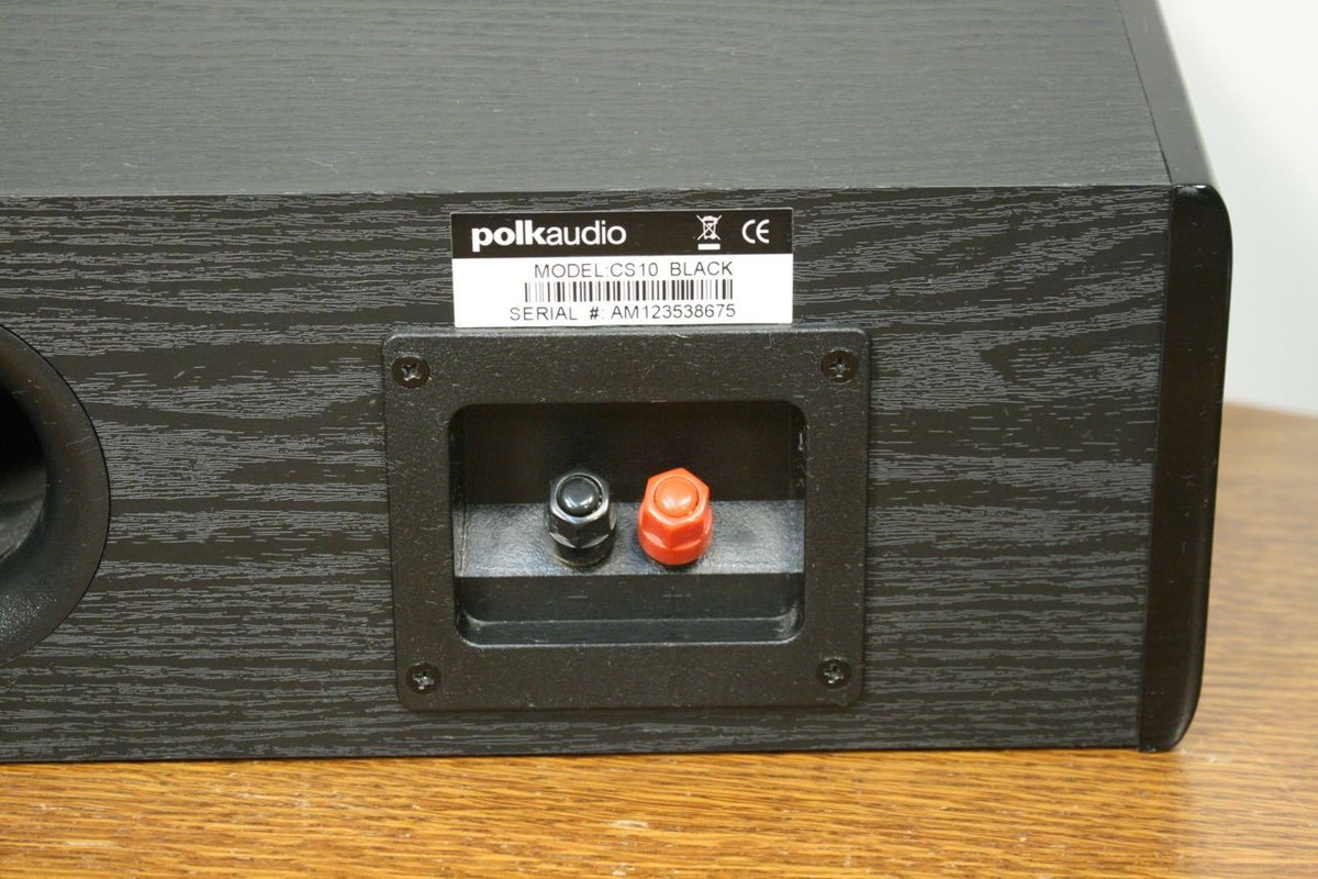 Enceinte Centrale Polk Audio CS10 – Son Hi-Fi, Noir, Pilotes 5,25″ (occasion Bon état)