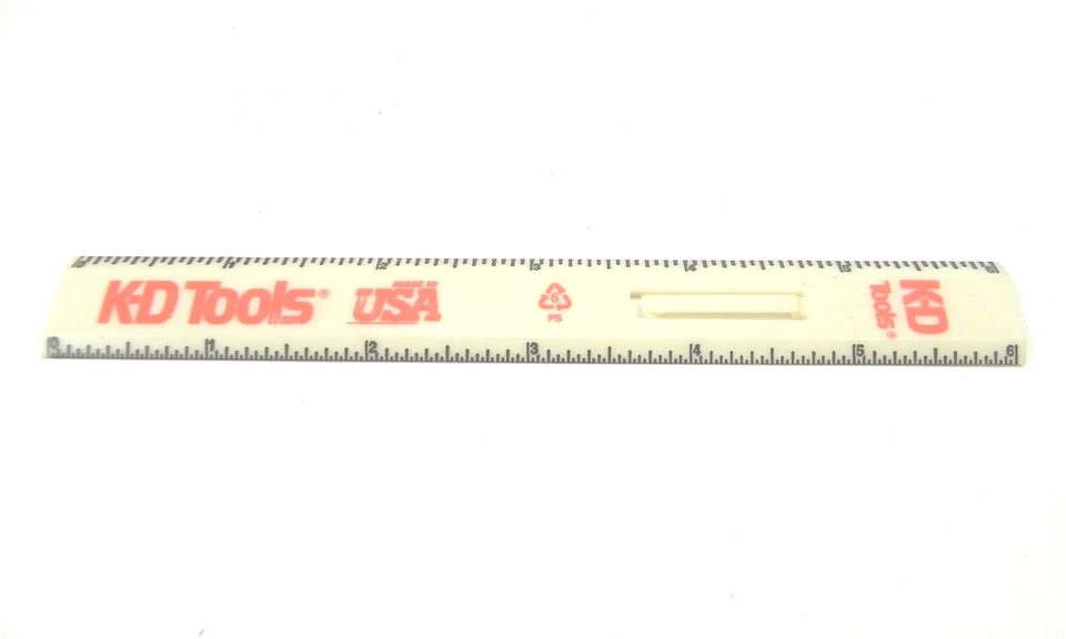VINTAGE K-D TOOLS MINI RULER LOT OF 5 MEASURING 6 INCHES MADE IN THE USA  - Image 3 of 3
