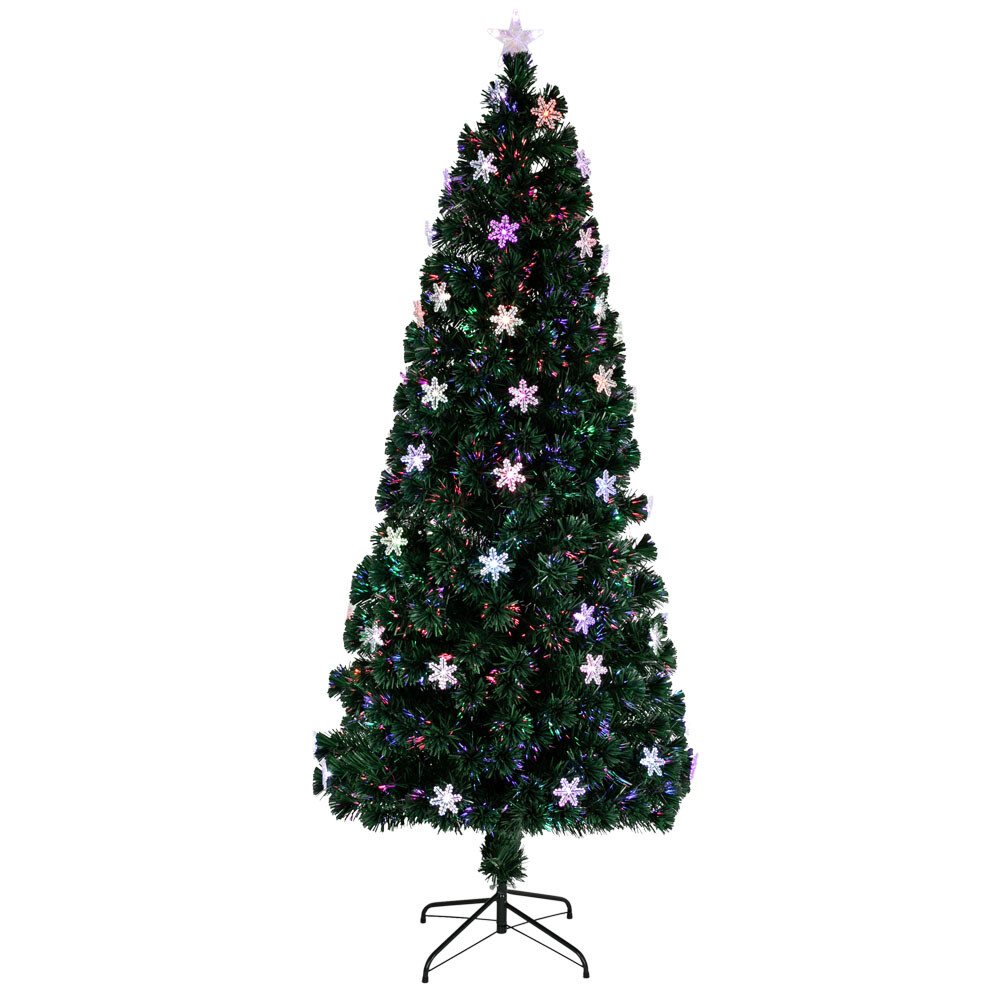 ブラックファイバーツリーfibre optic christmas tree Pre-Lit 32 Fiber Optic Artificial Tree, Black, Color Changing