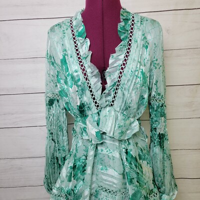 ASOS DESIGN Lace Insert Mini Dress Floral Printed Blouson Sleeves US 8 | eBay ASOS DESIGN Lace Insert Mini Dress Floral Printed Blouson Sleeves US 8 | eBay