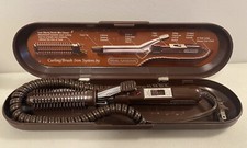 Vintage Vidal Sassoon Curling Brush Iron With Hard Plastic Case