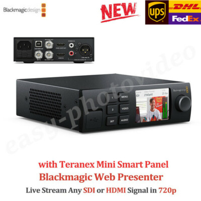 Blackmagic Web Presenter ストリーミングデバイス Media | Blackmagic Design
