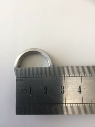 25% OFF RRP £35 Brushed Steel Magnetic Therapy Ring by Energetix Size 17only - Picture 3 of 4