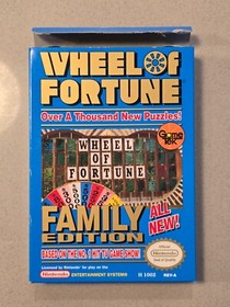 Wheel of Fortune -- Family Edition NES CIB